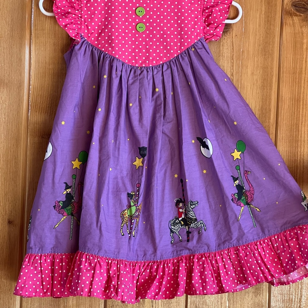 Eleanor Rose Pink and Purple Gigi Dress